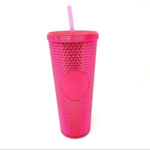 Starbucks Hot Pink Venti Studded Tumbler 24oz Holiday 2019